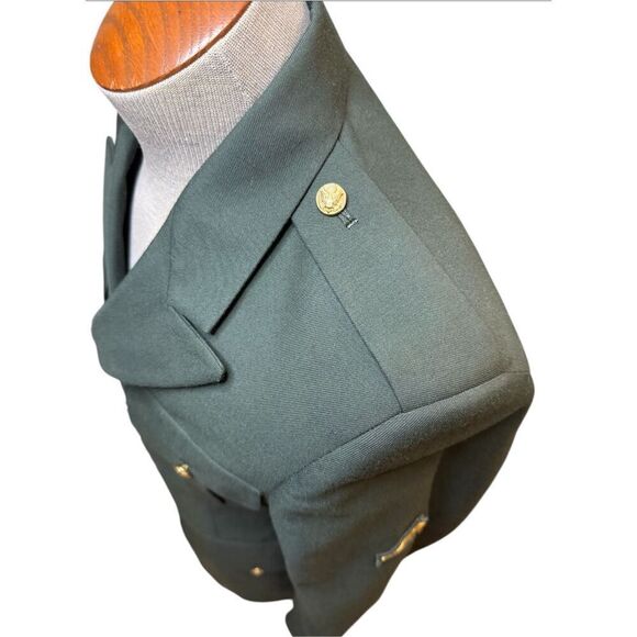 US Army Uniform Jacket By DeRossi & Son Sz. 37R - Picture 4 of 11